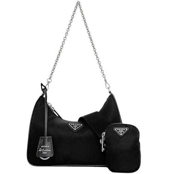 Prada Handbags - Prada Bag Black Nero Black Re Nylon Crossbody Shoulder Accessory